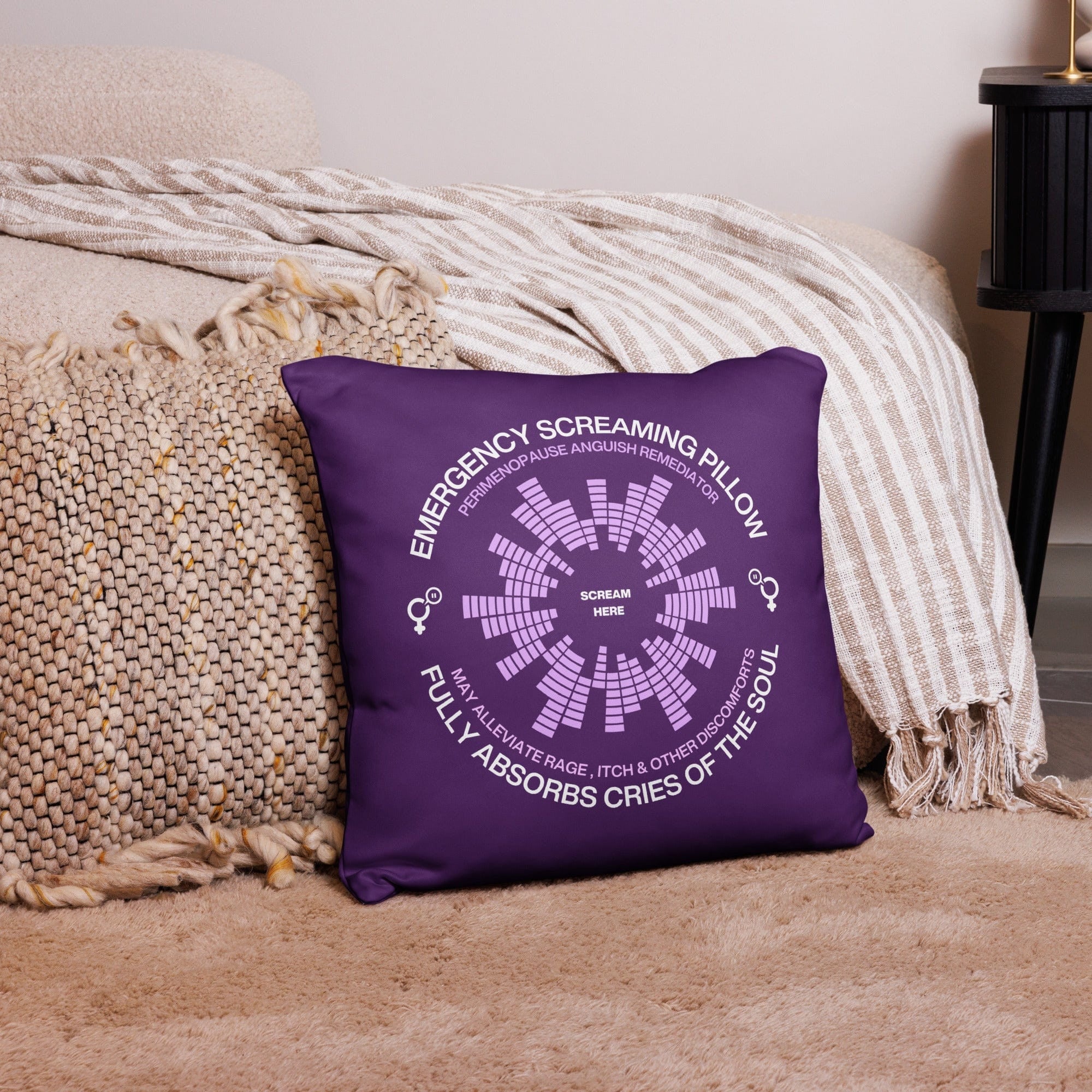 Jolly & Goode Pillow Emergency Screaming Pillow | Perimenopause Edition Cheeky British Style
