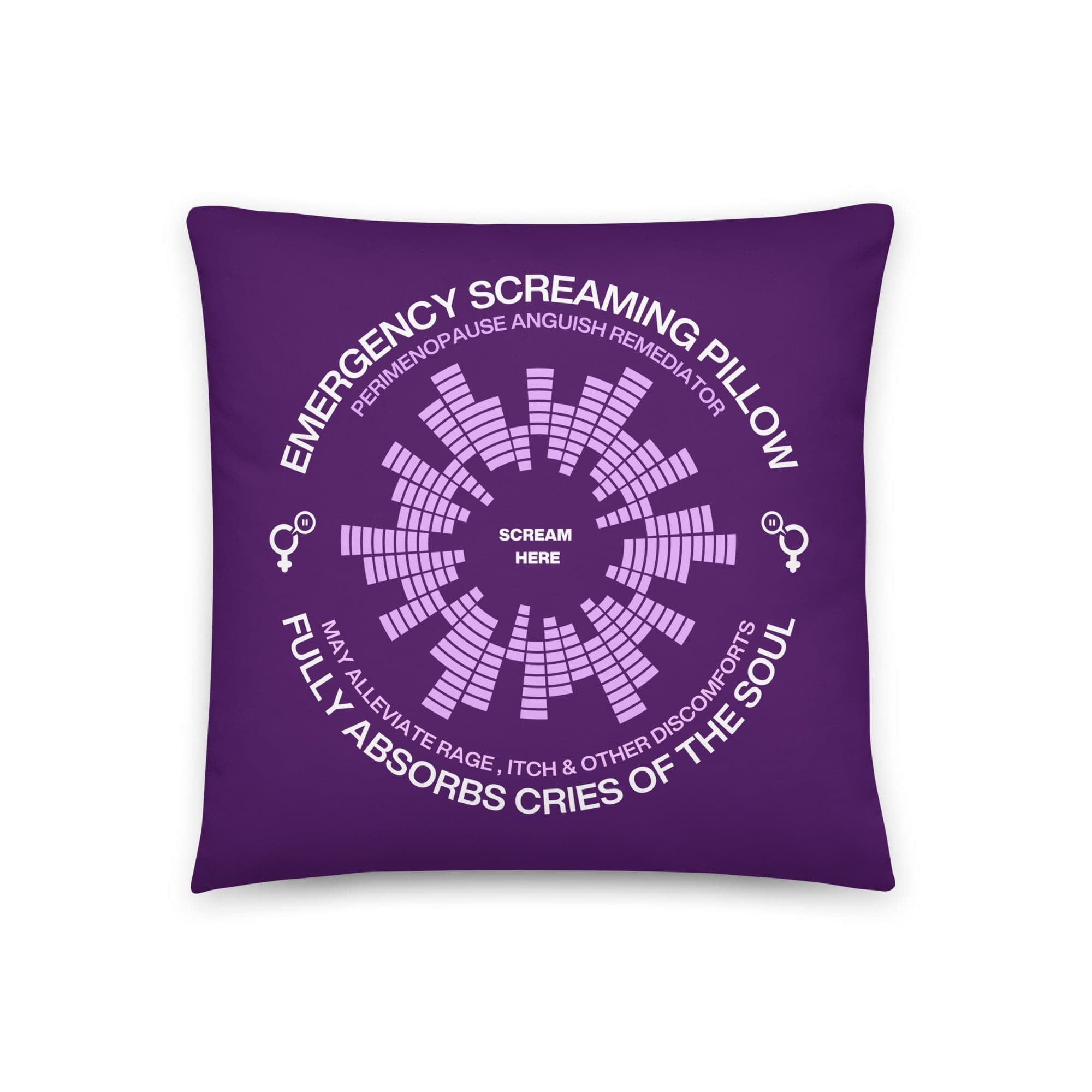 Jolly & Goode Pillow Emergency Screaming Pillow | Perimenopause Edition Cheeky British Style