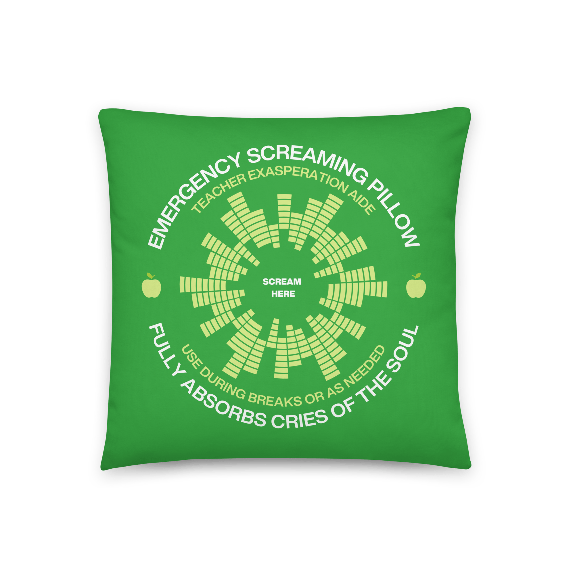 Jolly & Goode Pillow Emergency Screaming Pillow | Teacher Edition Cheeky British Style