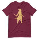 Jolly & Goode Pirate Silhouette T-shirt | Unisex Maroon / S Shirts & Tops Jolly & Goode