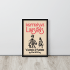 Jolly & Goode Posters, Prints, & Visual Artwork 12″×18″ Inoffensive Liaisons Wazzock & Plonker Poster Cheeky British Style