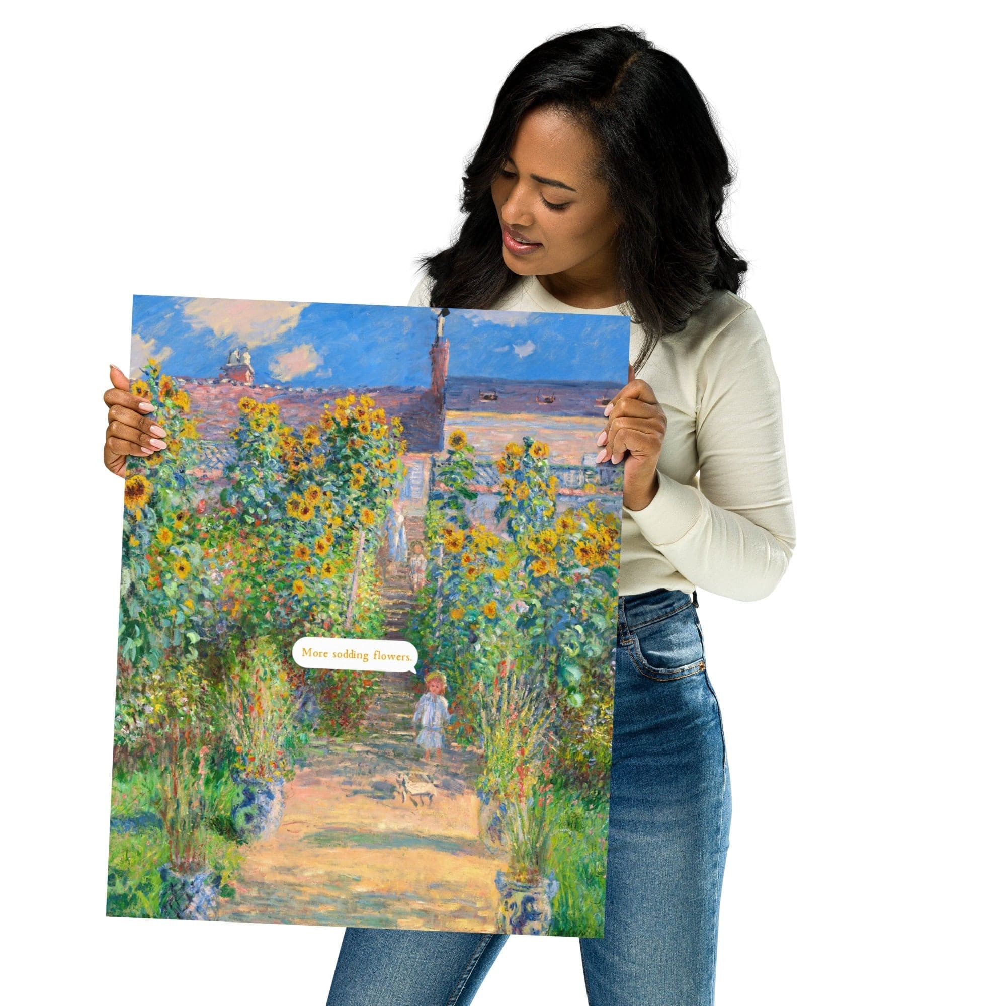 Jolly & Goode Posters, Prints, & Visual Artwork 16″×20″ More Sodding Flowers Poster Cheeky British Style