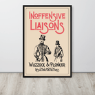 Jolly & Goode Posters, Prints, & Visual Artwork 24″×36″ Inoffensive Liaisons Wazzock & Plonker Poster Cheeky British Style