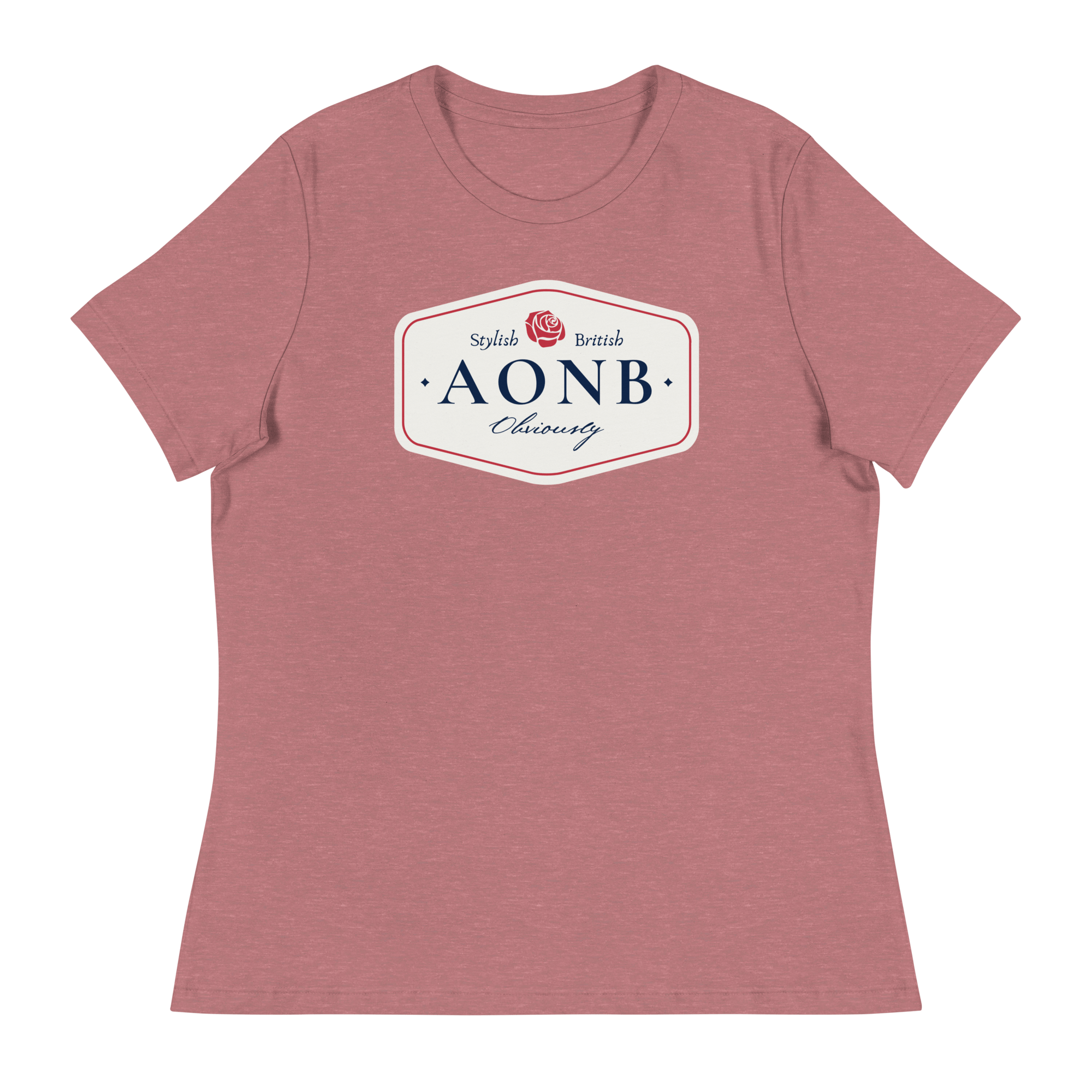 Jolly & Goode Shirts & Tops AONB Women's Relaxed T-Shirt | Area of Outstanding Natural Beauty Cheeky British Style