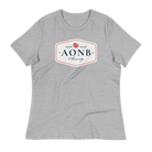 Jolly & Goode Shirts & Tops Athletic Heather / S AONB Women's Relaxed T-Shirt | Area of Outstanding Natural Beauty Cheeky British Style