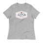 Jolly & Goode Shirts & Tops Athletic Heather / S AONB Women's Relaxed T-Shirt | Area of Outstanding Natural Beauty Cheeky British Style