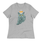 Jolly & Goode Shirts & Tops Athletic Heather / S British Blue Women's Relaxed T-Shirt Cheeky British Style