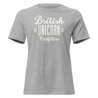 Jolly & Goode Shirts & Tops Athletic Heather / S British Unicorn Outfitters Women's Relaxed T-Shirt Cheeky British Style