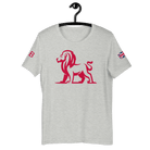 Jolly & Goode Shirts & Tops Athletic Heather / S Union Jack GB Lion T-shirt Cheeky British Style