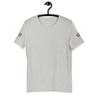 Jolly & Goode Shirts & Tops Athletic Heather / XS Union Jack GB T-shirt | Both Sleeves | Unisex Fit Cheeky British Style