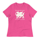 Jolly & Goode Shirts & Tops Berry / S Welsh Dragon Outfitters T-shirt | Women's Relaxed Cheeky British Style