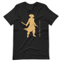 Jolly & Goode Shirts & Tops Black Heather / S Jolly & Goode Gold Pirate Silhouette T-shirt Cheeky British Style