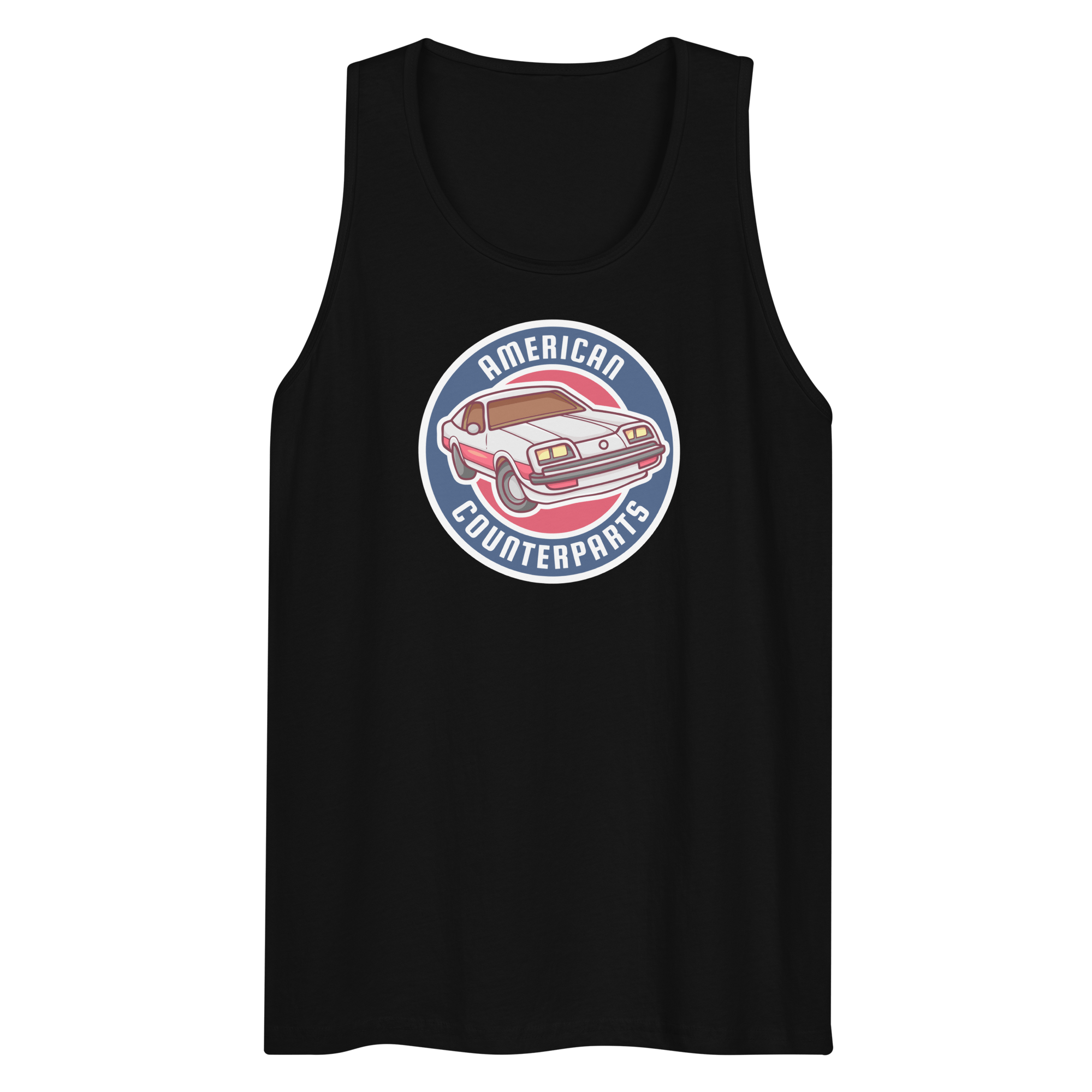 Jolly & Goode Shirts & Tops Black / S American Counterparts | Men’s Vest | Tank Top Cheeky British Style
