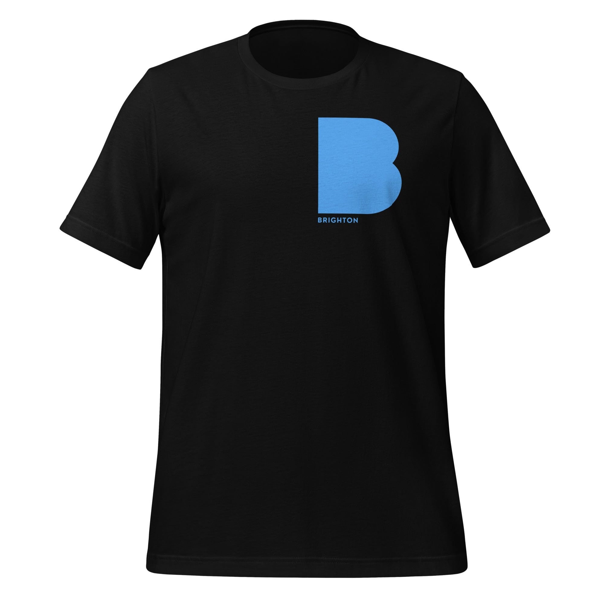 Jolly & Goode Shirts & Tops Black / S Brighton B T-shirt | Sky Blue Cheeky British Style