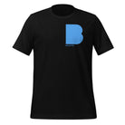 Jolly & Goode Shirts & Tops Black / S Brighton B T-shirt | Sky Blue Cheeky British Style