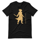 Jolly & Goode Shirts & Tops Black / S Jolly & Goode Gold Pirate Silhouette T-shirt Cheeky British Style
