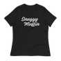 Jolly & Goode Shirts & Tops Black / S Snuggy Muffin Women's Relaxed T-Shirt Cheeky British Style