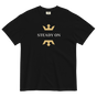 Jolly & Goode Shirts & Tops Black / S Steady On T-shirt | Garment-dyed Heavyweight Cotton Cheeky British Style
