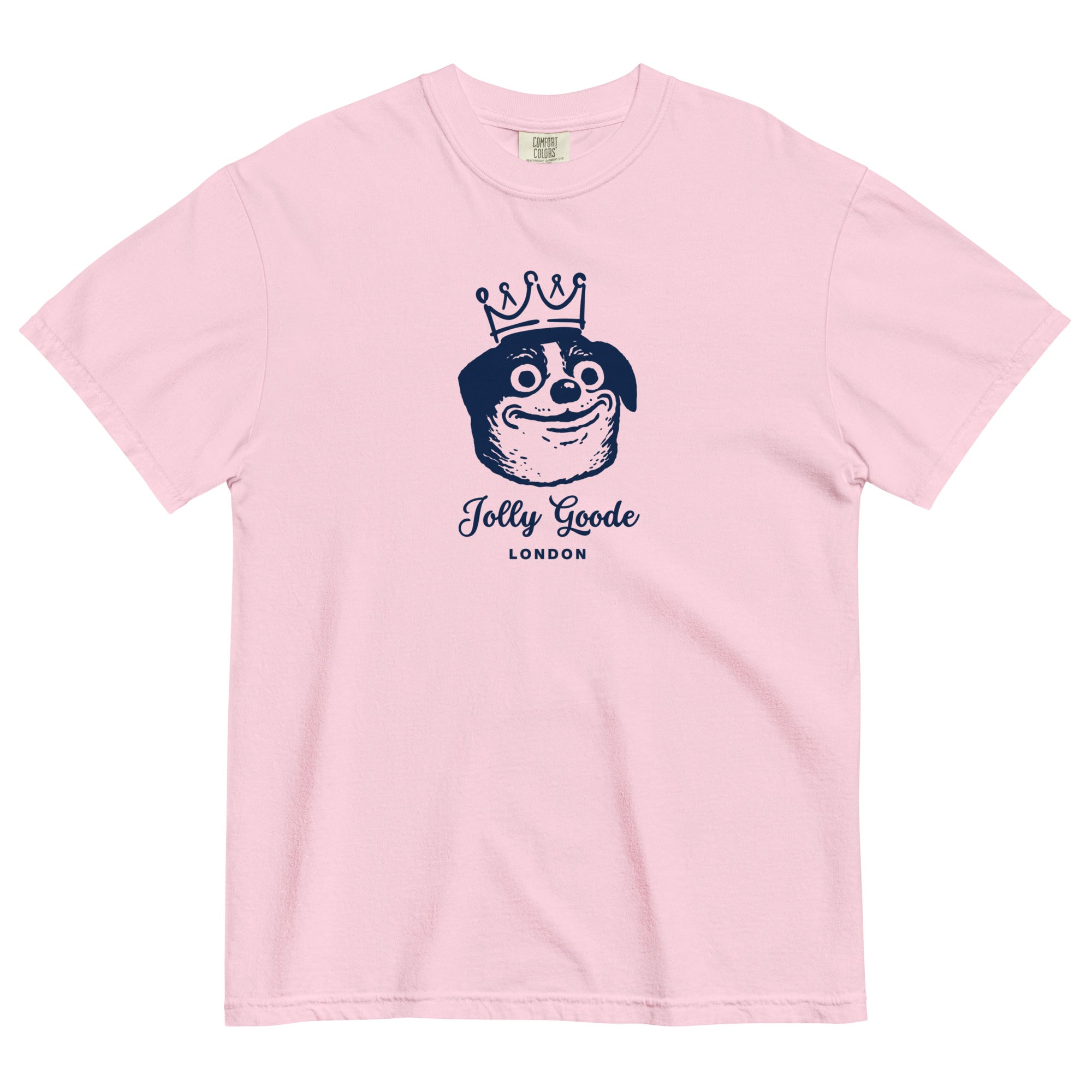 Jolly & Goode Shirts & Tops Blossom / S Jolly Goode London Crowned Dog Tee Cheeky British Style
