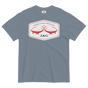 Jolly & Goode Shirts & Tops Blue Jean / S Cheeky Lovely Brilliant Airships T-shirt | Garment-Dyed Heavyweight Cotton Cheeky British Style