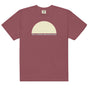 Jolly & Goode Shirts & Tops Brick / S Brighton & Hove Sun | Garment-dyed Heavyweight T-shirt Cheeky British Style