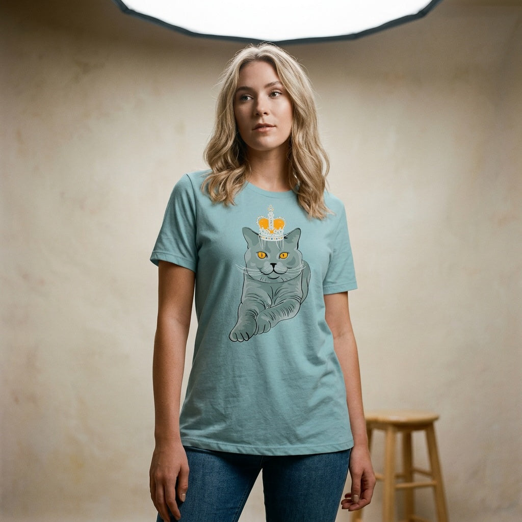 Jolly & Goode Shirts & Tops British Blue Women's Relaxed T-Shirt Cheeky British Style