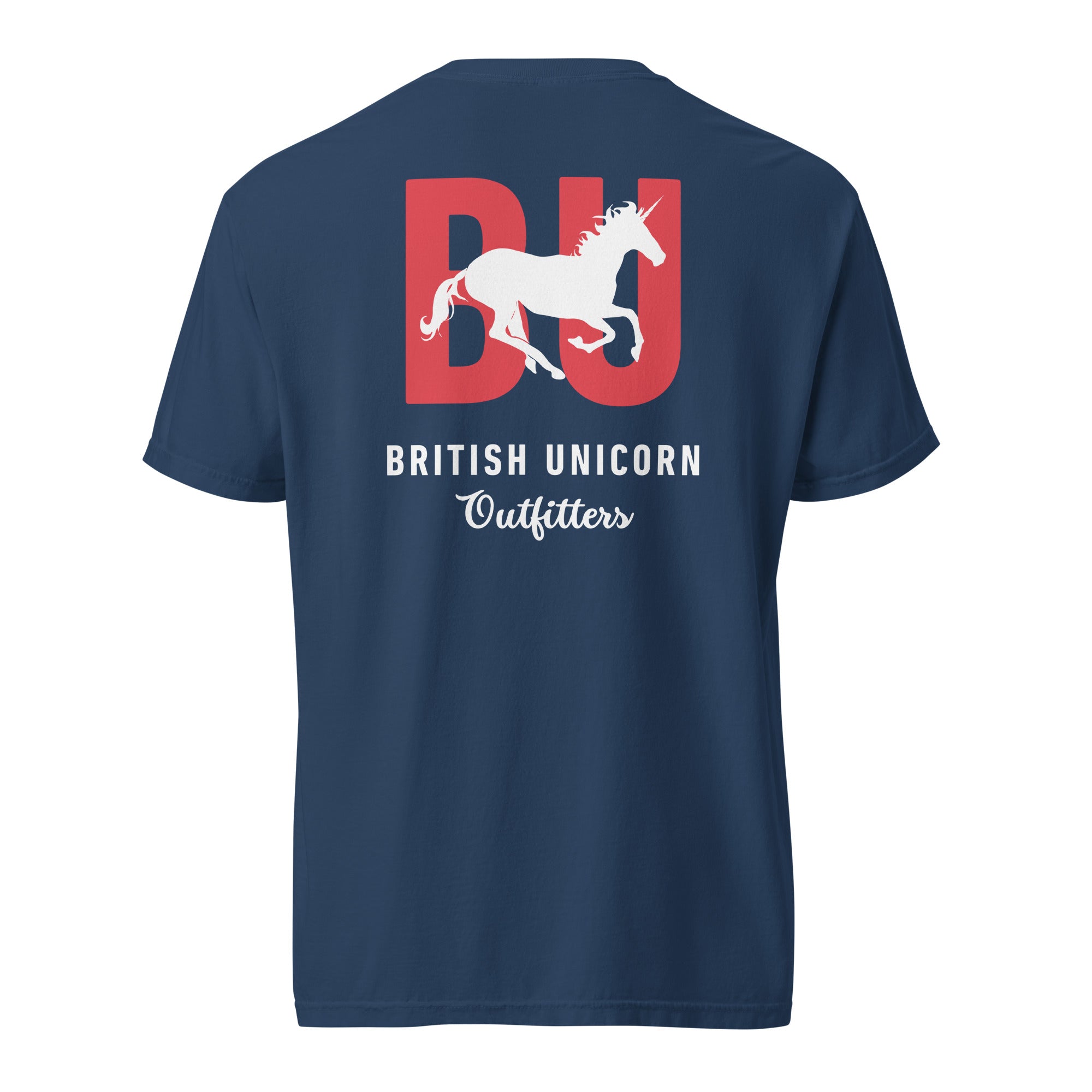 Jolly & Goode Shirts & Tops British Unicorn Outfitters Garment-dyed Heavyweight Tee Cheeky British Style