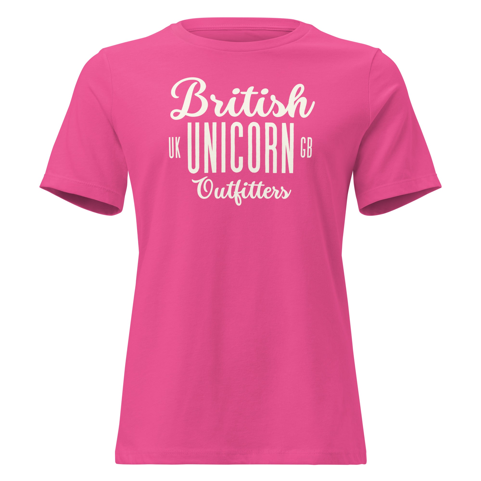 Jolly & Goode Shirts & Tops British Unicorn Outfitters Women's Relaxed T-Shirt Cheeky British Style