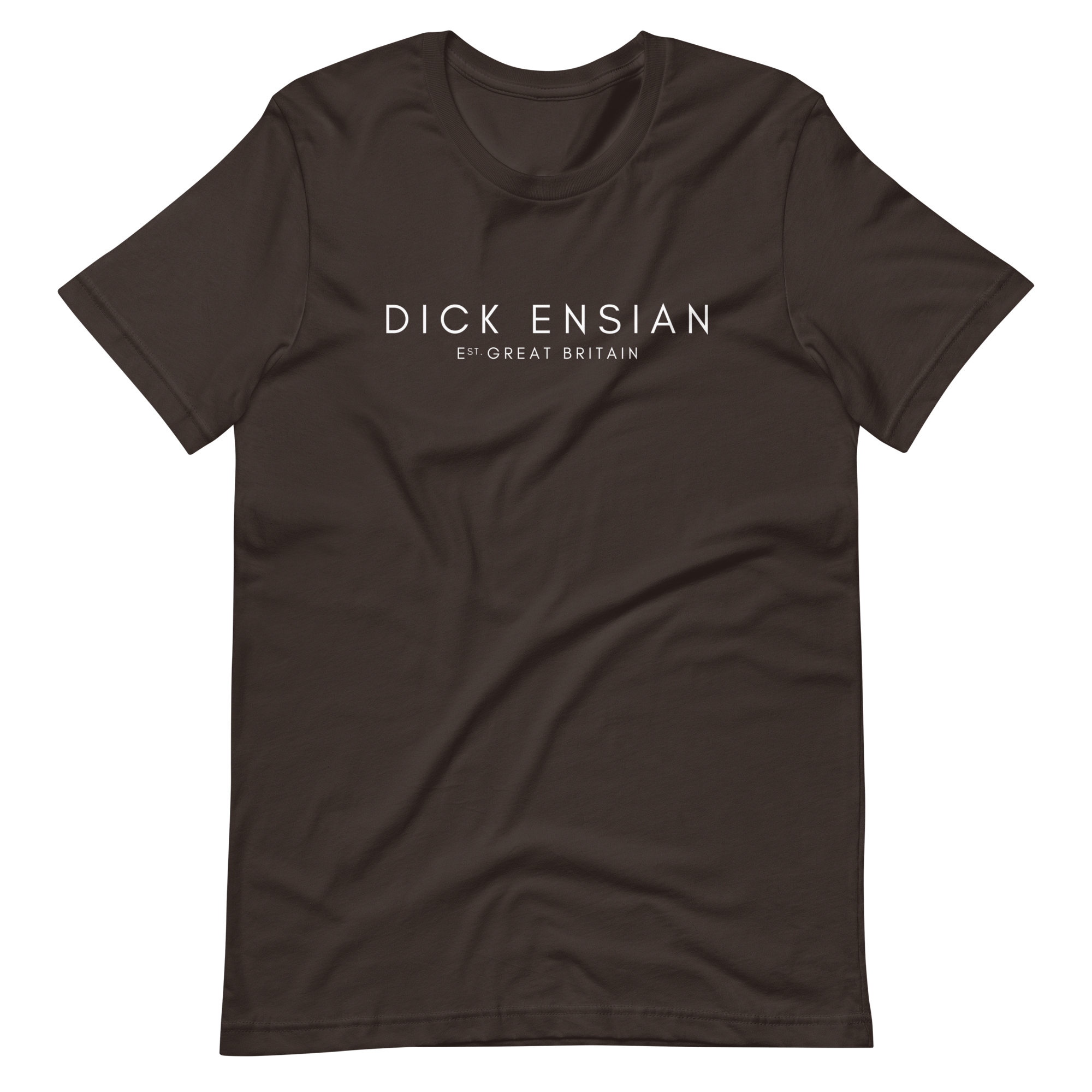 Jolly & Goode Shirts & Tops Brown / S Dick Ensian Classic T-Shirt Cheeky British Style