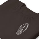 Jolly & Goode Shirts & Tops Brown / S Yes Ice Cream Cone T-shirt Cheeky British Style