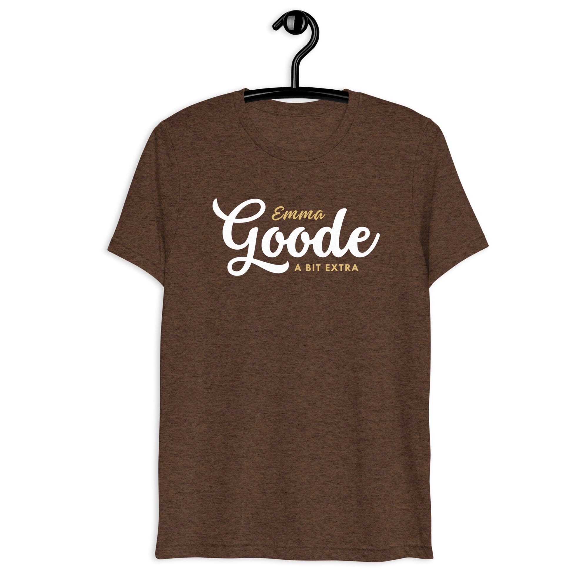 Jolly & Goode Shirts & Tops Brown Triblend / XS Emma Goode - A Bit Extra - T-shirt | Triblend Cheeky British Style