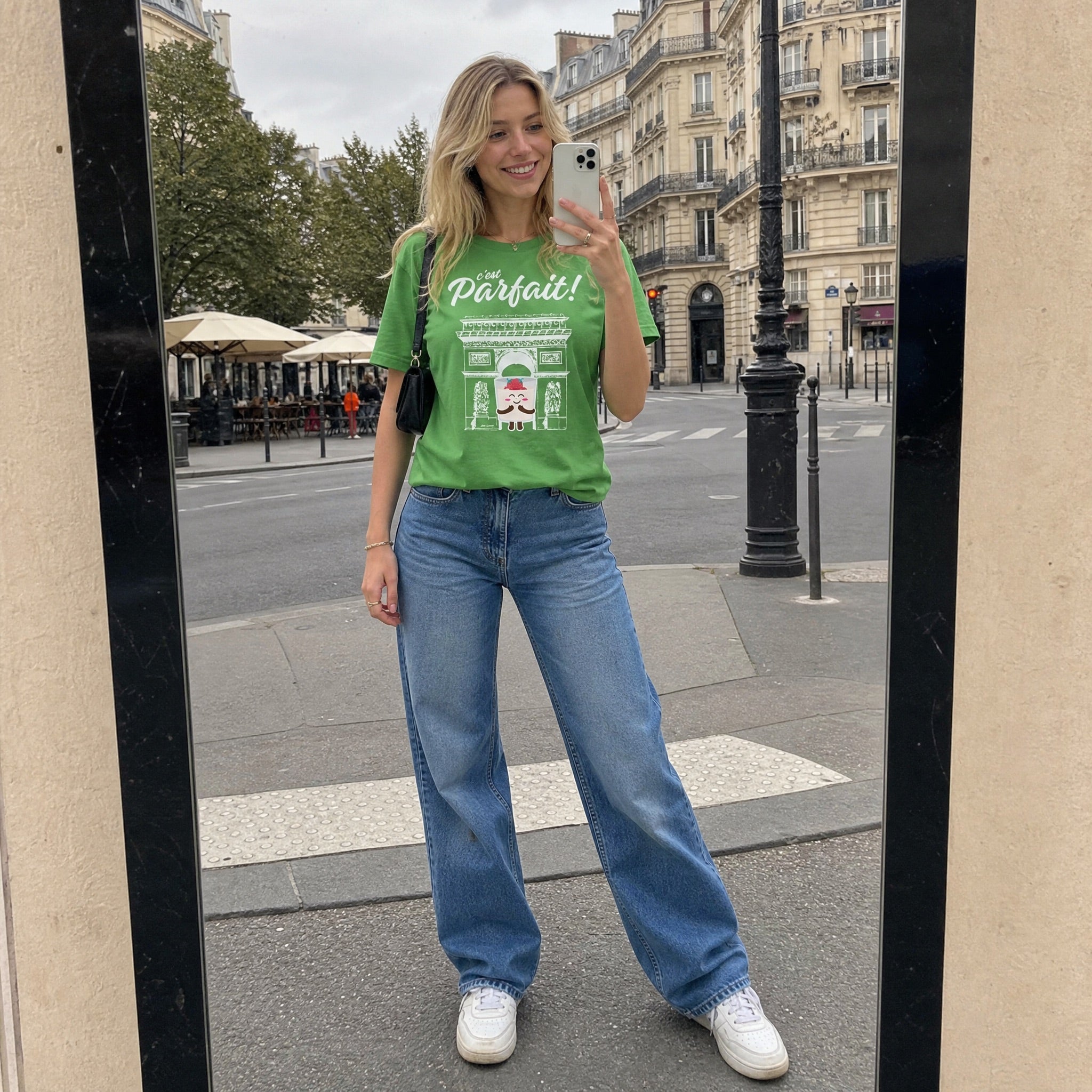 Jolly & Goode Shirts & Tops C'est Parfait! T-shirt | Parfait Arch Cheeky British Style
