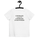 Jolly & Goode Shirts & Tops Courage Calls to Courage Everywhere | Organic Kids T-shirt Cheeky British Style