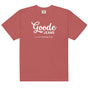 Jolly & Goode Shirts & Tops Crimson / S Goode Jeans | A Little Something Extra | Garment-dyed Heavyweight T-shirt | Relaxed Fit | Unisex Cheeky British Style