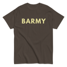 Jolly & Goode Shirts & Tops Dark Chocolate / S Barmy T-shirt | Heavyweight Cotton Cheeky British Style