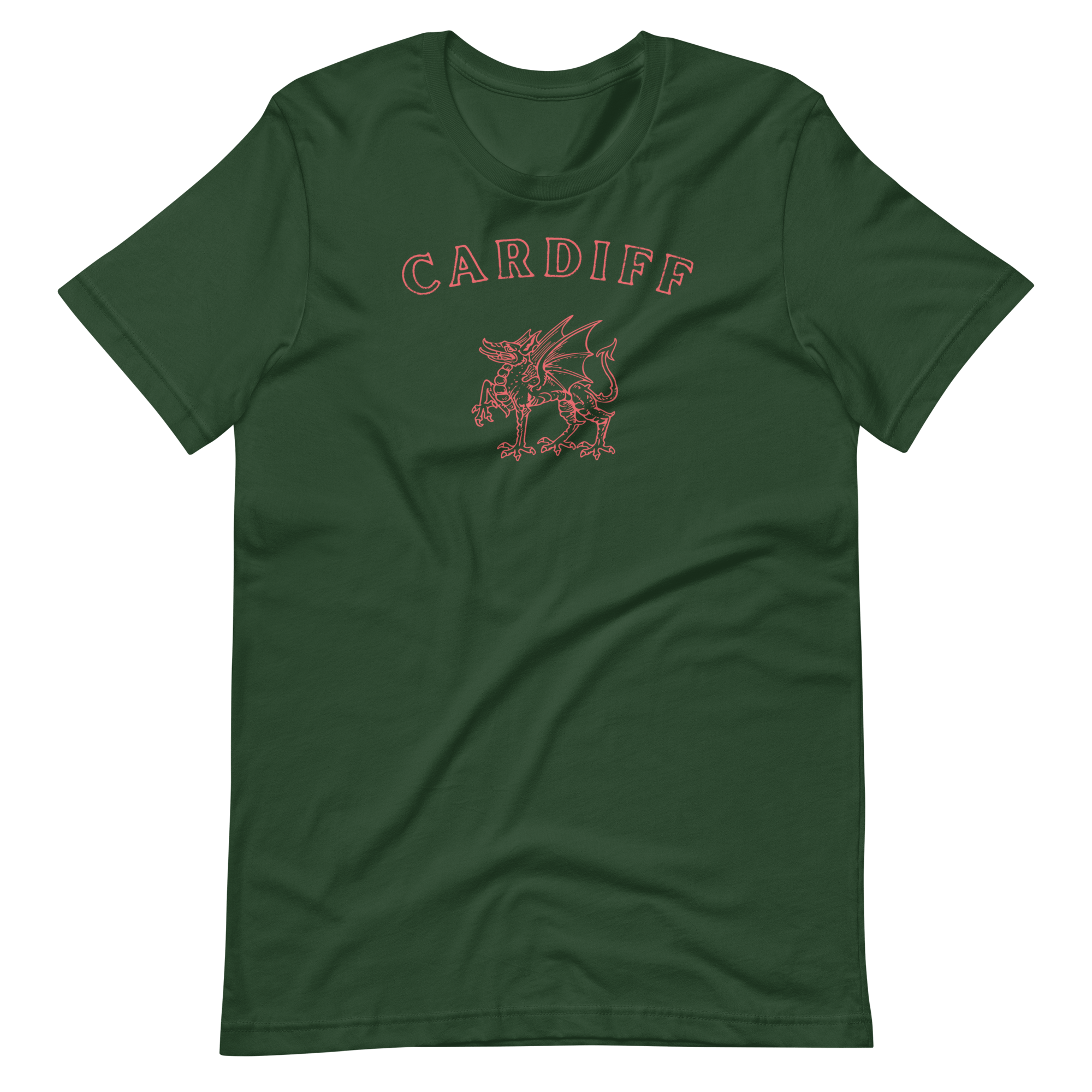 Jolly & Goode Shirts & Tops Forest / S Cardiff Dragon T-shirt Cheeky British Style