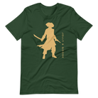 Jolly & Goode Shirts & Tops Forest / S Jolly & Goode Gold Pirate Silhouette T-shirt Cheeky British Style