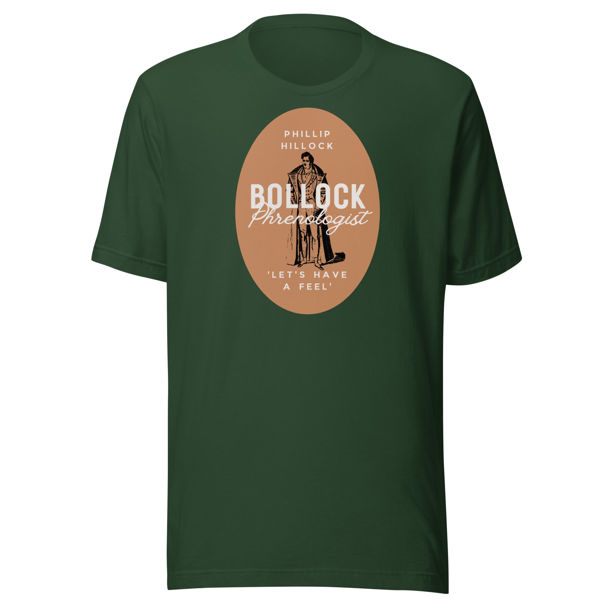 Jolly & Goode Shirts & Tops Forest / S Phillip Hillock Bollock Phrenologist Shirt Cheeky British Style