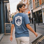 Jolly & Goode Shirts & Tops G. Dyed Deep Teal / S Jolly Goode London Crowned Dog Vintage T-Shirt Cheeky British Style