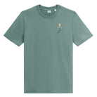 Jolly & Goode Shirts & Tops G. Dyed Green Bay / S Crowned British Blue Shorthair Tee | Organic Garment-Dyed Vintage Cheeky British Style