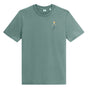 Jolly & Goode Shirts & Tops G. Dyed Green Bay / S Crowned British Blue Shorthair Tee | Organic Garment-Dyed Vintage Cheeky British Style