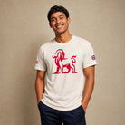 Jolly & Goode Shirts & Tops GB Lion Tee | Union Jack sleeve Cheeky British Style