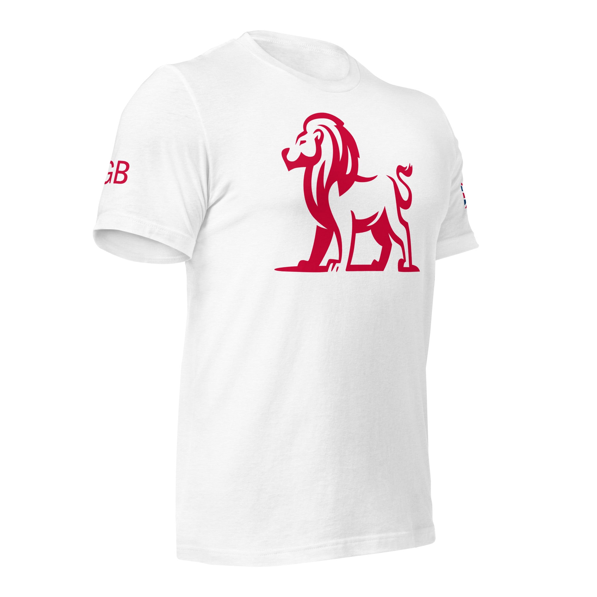 Jolly & Goode Shirts & Tops GB Lion Tee | Union Jack sleeve Cheeky British Style