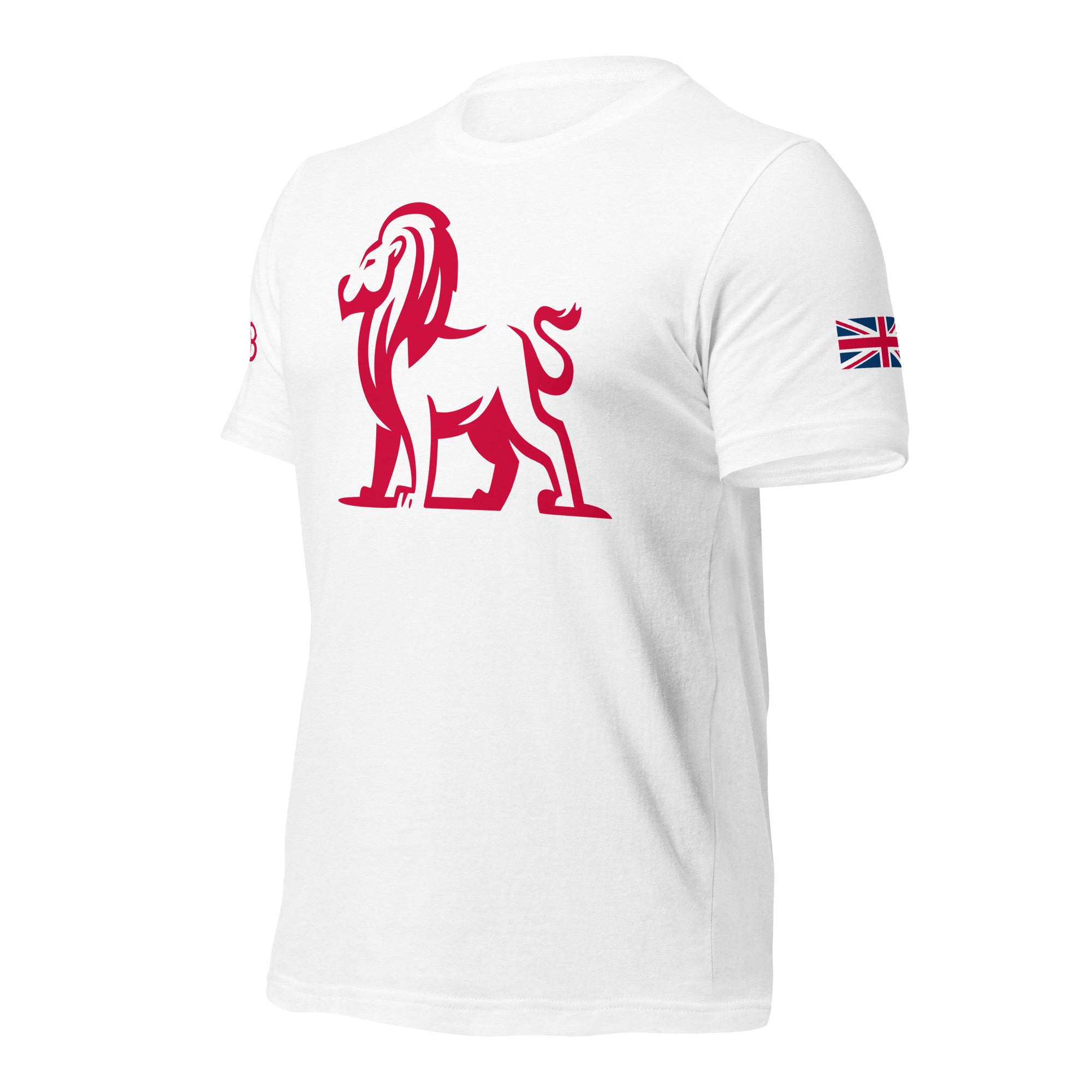 Jolly & Goode Shirts & Tops GB Lion Tee | Union Jack sleeve Cheeky British Style