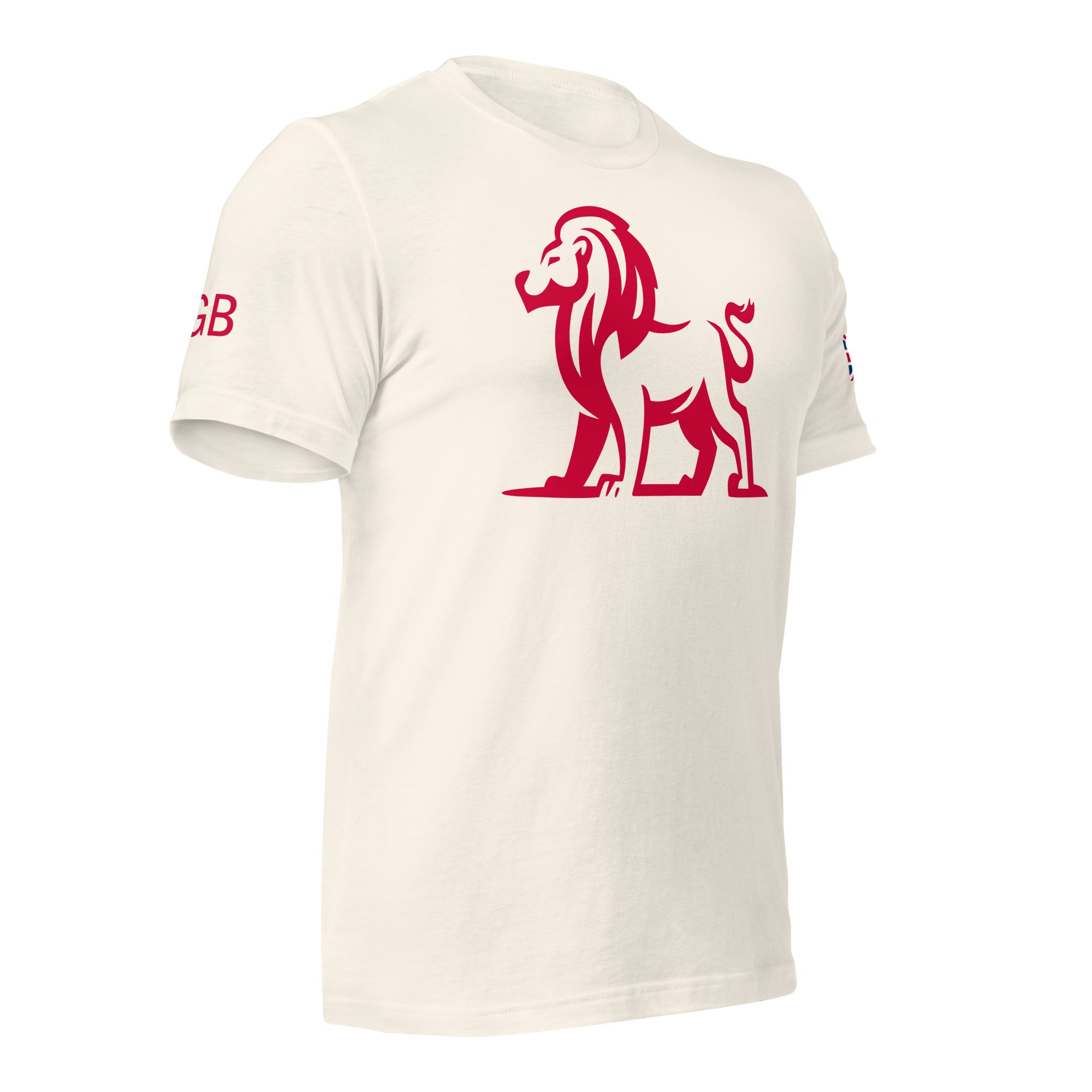 Jolly & Goode Shirts & Tops GB Lion Tee | Union Jack sleeve Cheeky British Style
