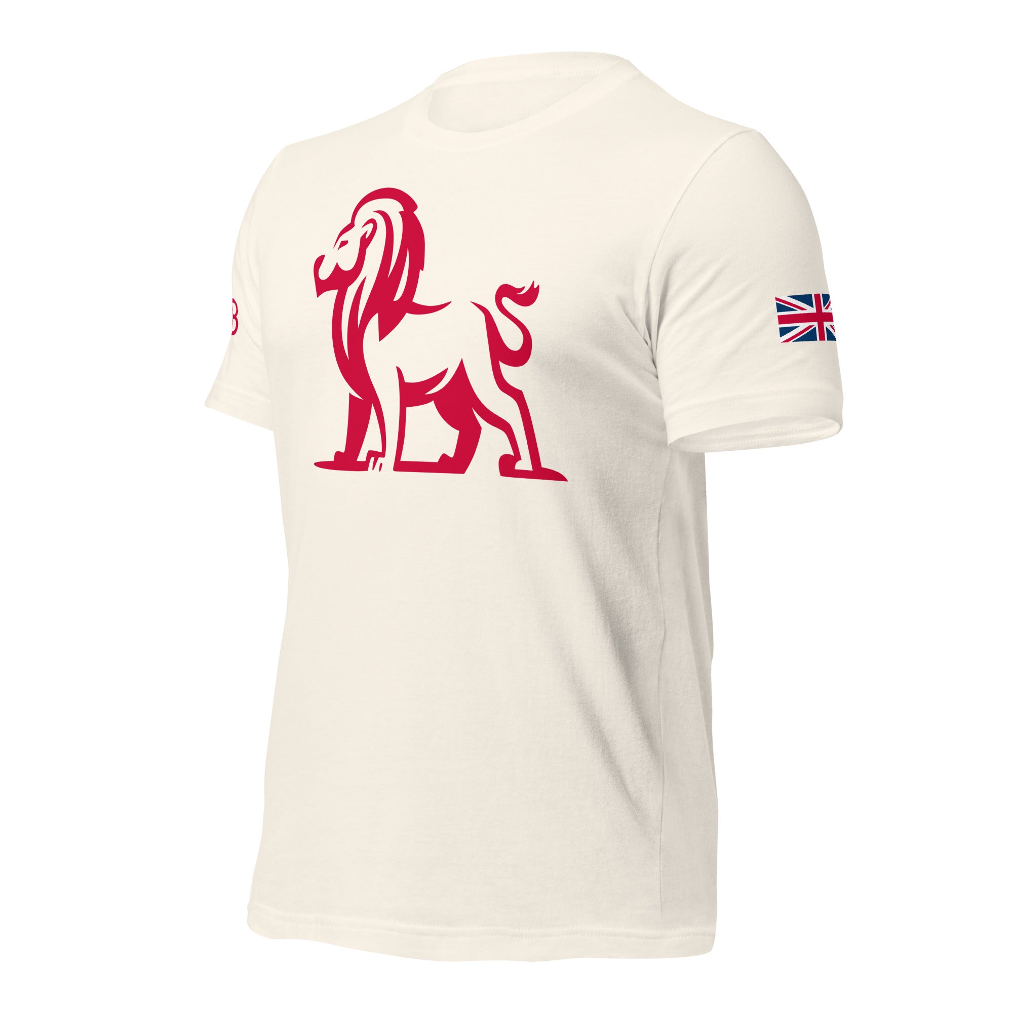 Jolly & Goode Shirts & Tops GB Lion Tee | Union Jack sleeve Cheeky British Style