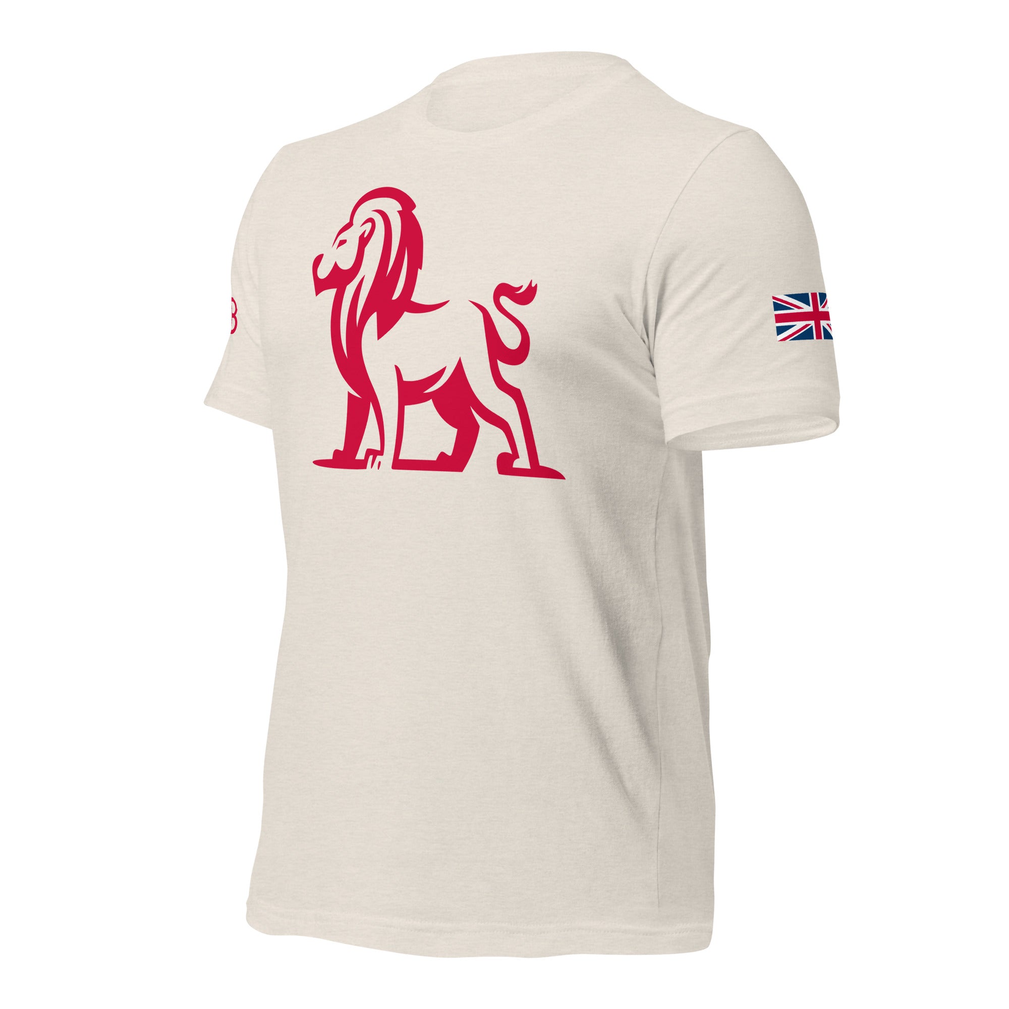 Jolly & Goode Shirts & Tops GB Lion Tee | Union Jack sleeve Cheeky British Style