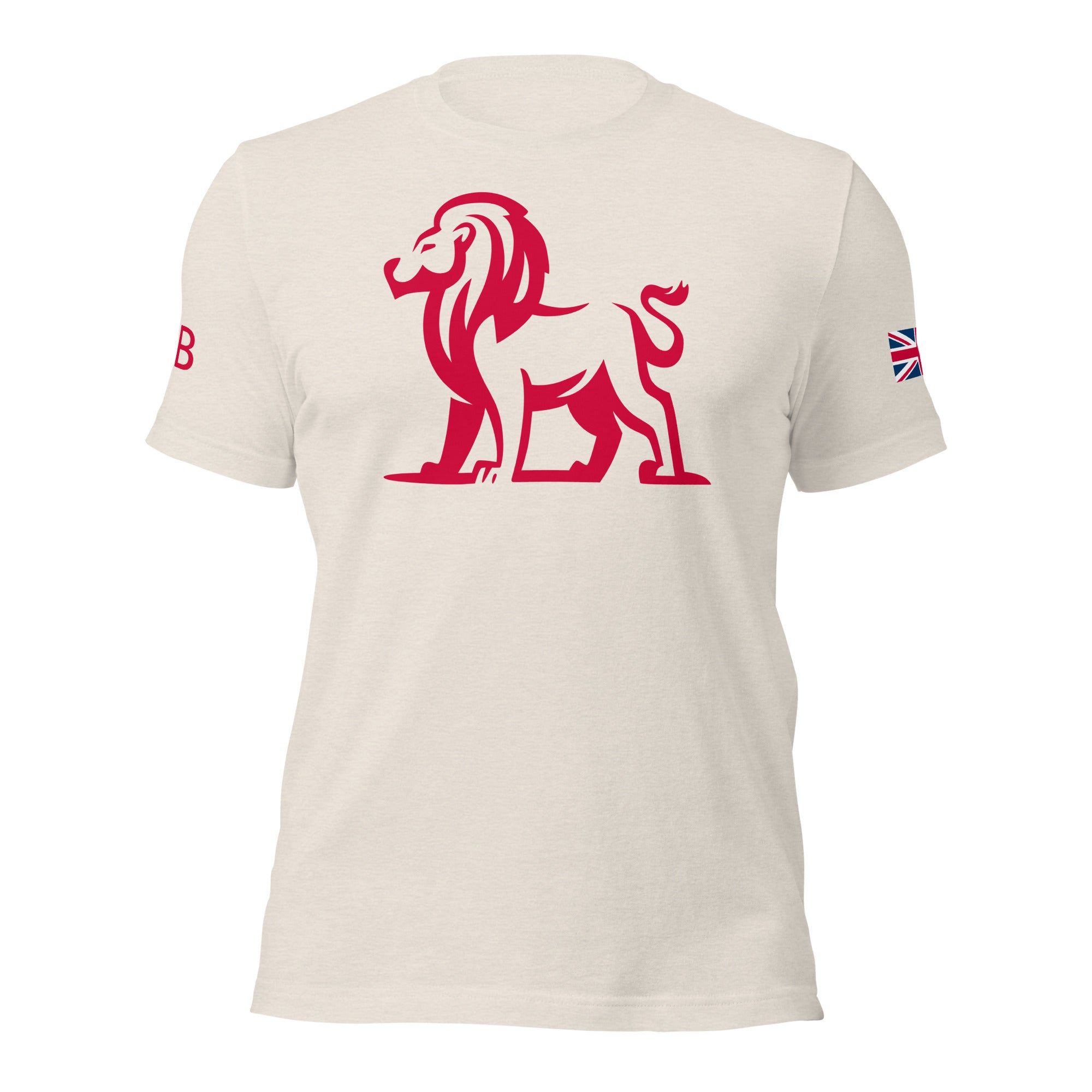 Jolly & Goode Shirts & Tops GB Lion Tee | Union Jack sleeve Cheeky British Style
