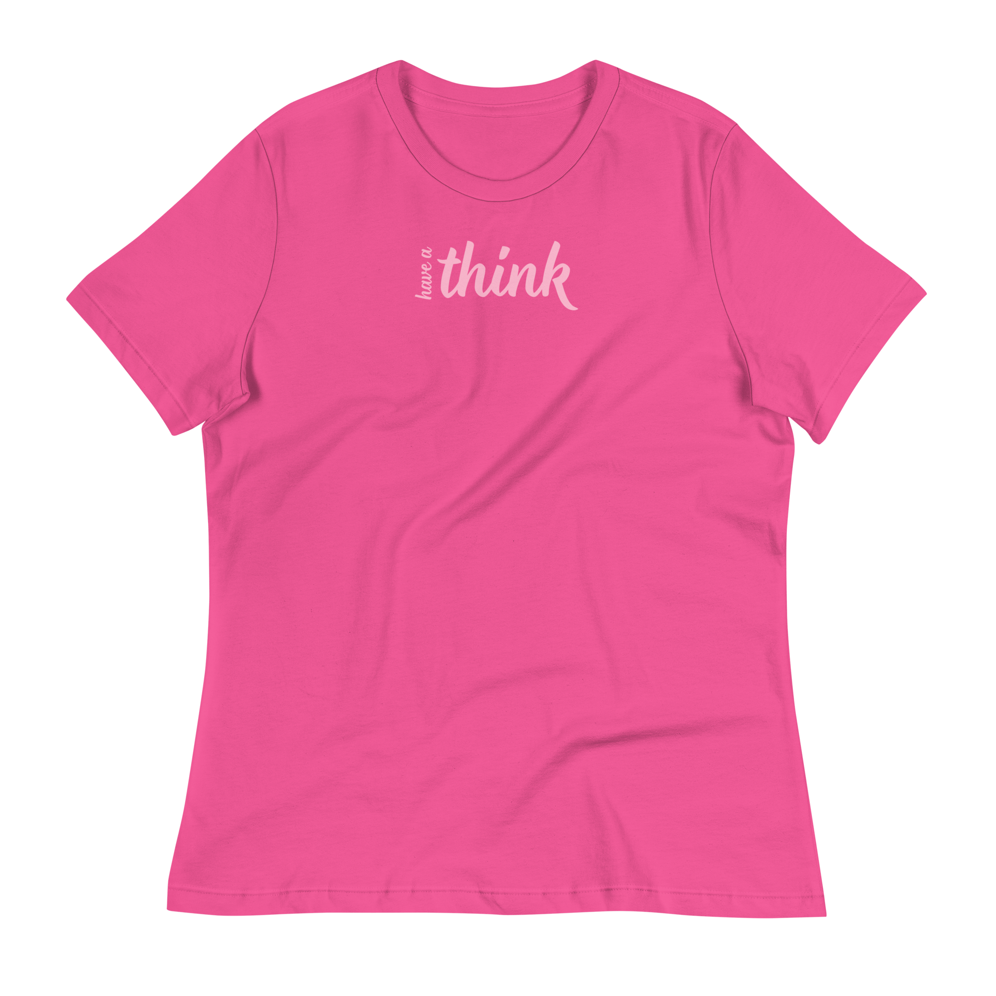 Jolly & Goode Shirts & Tops Have a Think Women's Relaxed T-Shirt Cheeky British Style
