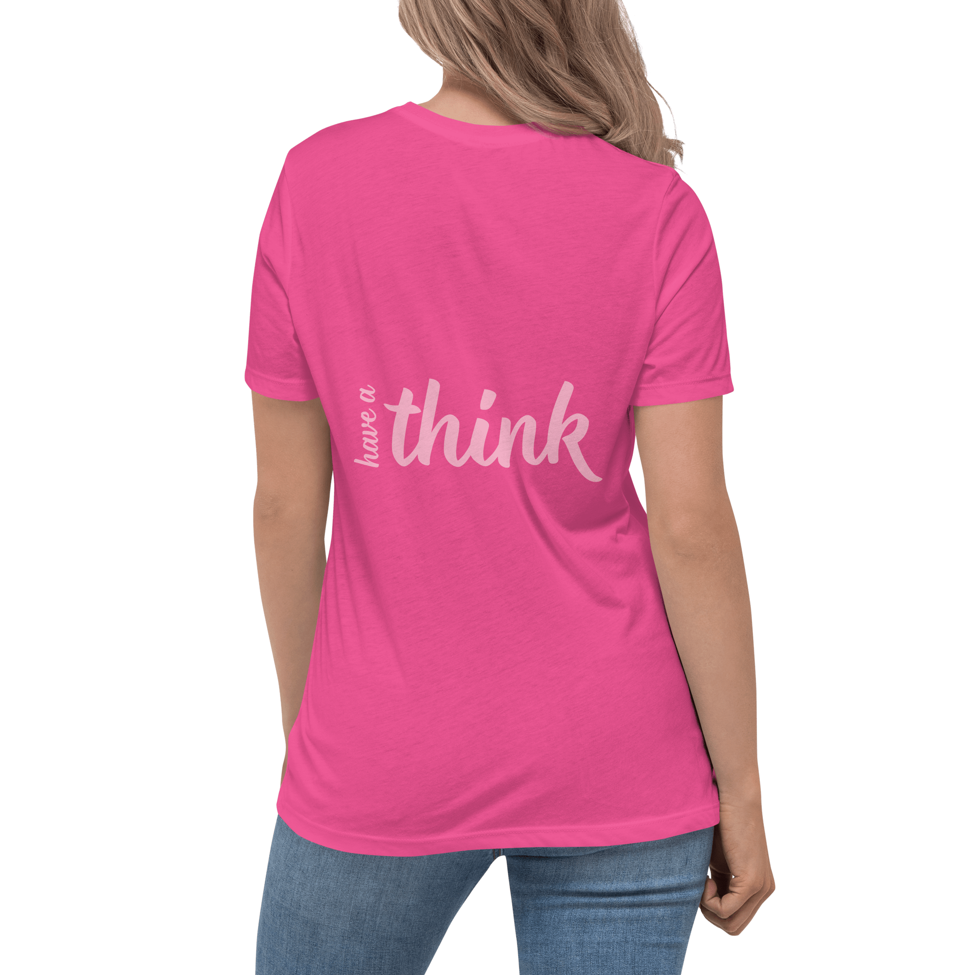 Jolly & Goode Shirts & Tops Have a Think Women's Relaxed T-Shirt Cheeky British Style